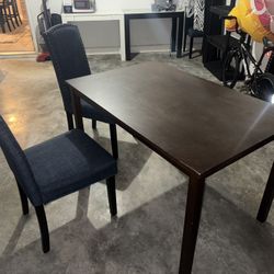 Small Dining Table W/ 4 Chairs