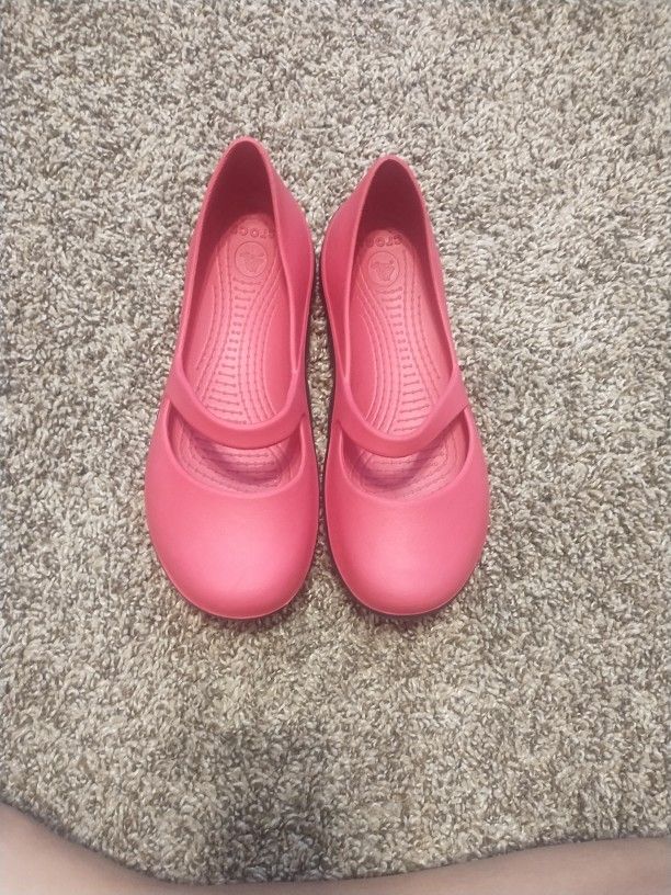 Pink Crocs Women Size 7