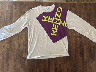 KENZO Men’s Purple Sport Big X Long Sleeve XL