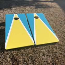 3/4” Thick Pine Plywood Cornhole Boards With Bags