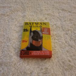 1991 Topps Batman Returns SEALED Pack