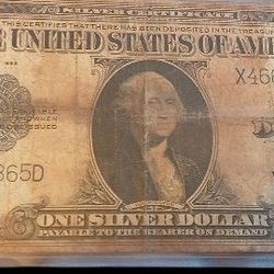 1923 Silver Certificate Horseblanket 