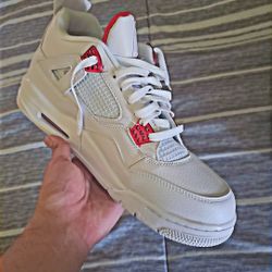 size 11 ~  jordan 4 metallic red
