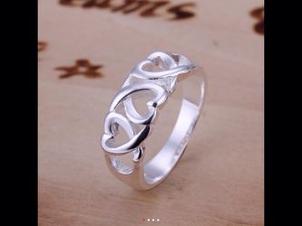 Heart ring size 7.5