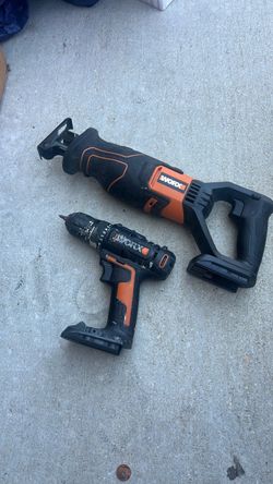 WORX Reciprocating Saw and Drill Set