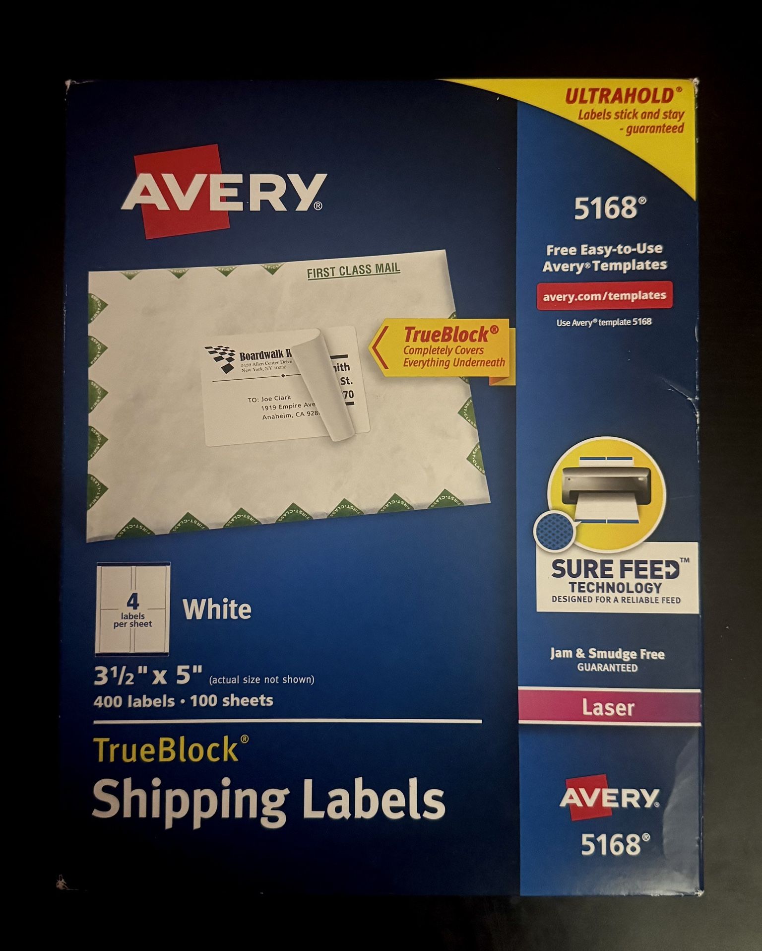 Avery 5168 & 8168 Shipping Labels - NEW!