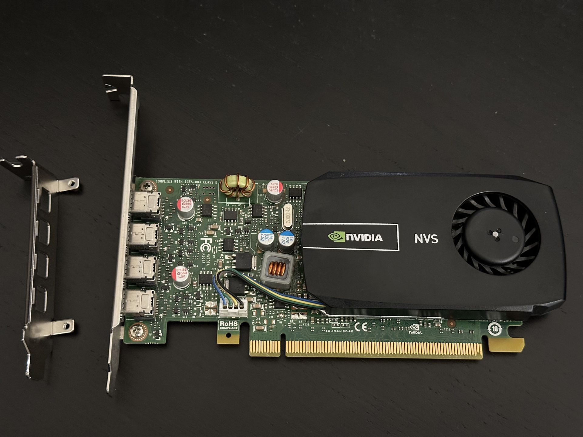 Nvidia Quadro NVS 510 Graphics Card 2GB DDR3 Full+Low Profile Bracket