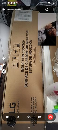 LG Glass Induction Cooktop 