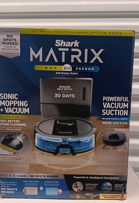 Brand New Shark Matrix Robot Vacuum & Mop