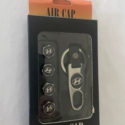 4 ~ Hyundai Chrome Air Valve Caps 