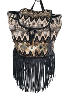 Rebecca Minkoff Julian Fringe Boho Backpack