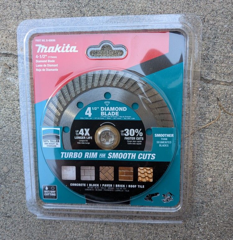 4 1/2 Makita Diamond Blade