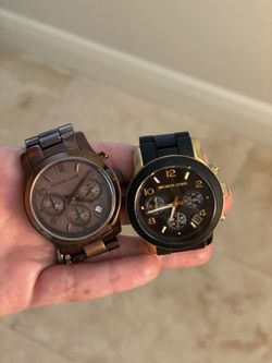 Michael Kors watches ($40 each)