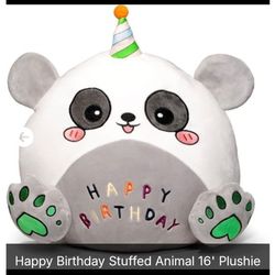 Happy Birthday Plush Stuffed Toy