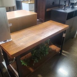 Carbon Loft Maxwell Industrial Sofa Table TV Stand