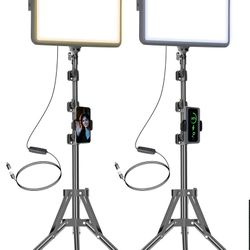 2-Pack LED Video Light Kit