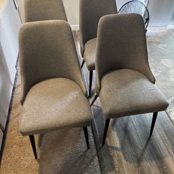 Dining table chairs