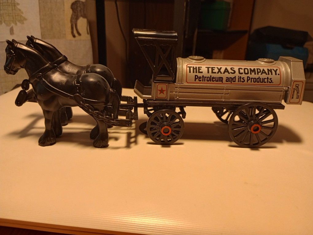 The Texas Company Petroleum And Products Farm Drawn Horse