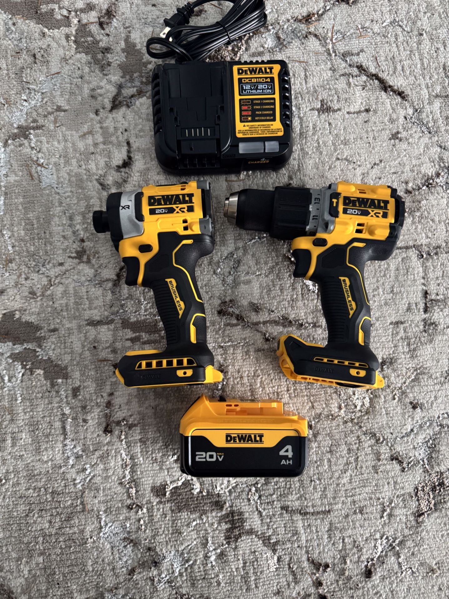Dewalt XR Impact And Hammer Drill With 4AH Battery And Charger 