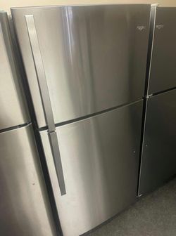 Whirlpool Top Mount Refrigerator Stainless Steel
