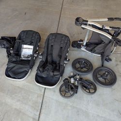 Baby Jogger City Select Double Stroller w/ Second Seat