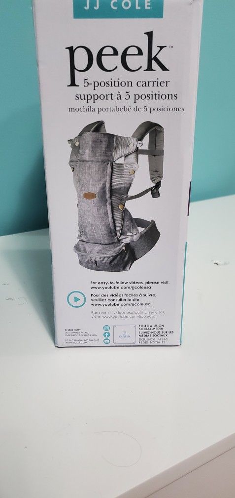 JJ Cole Peek 5-Position Baby Carrier