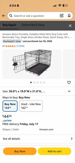 Dog cage