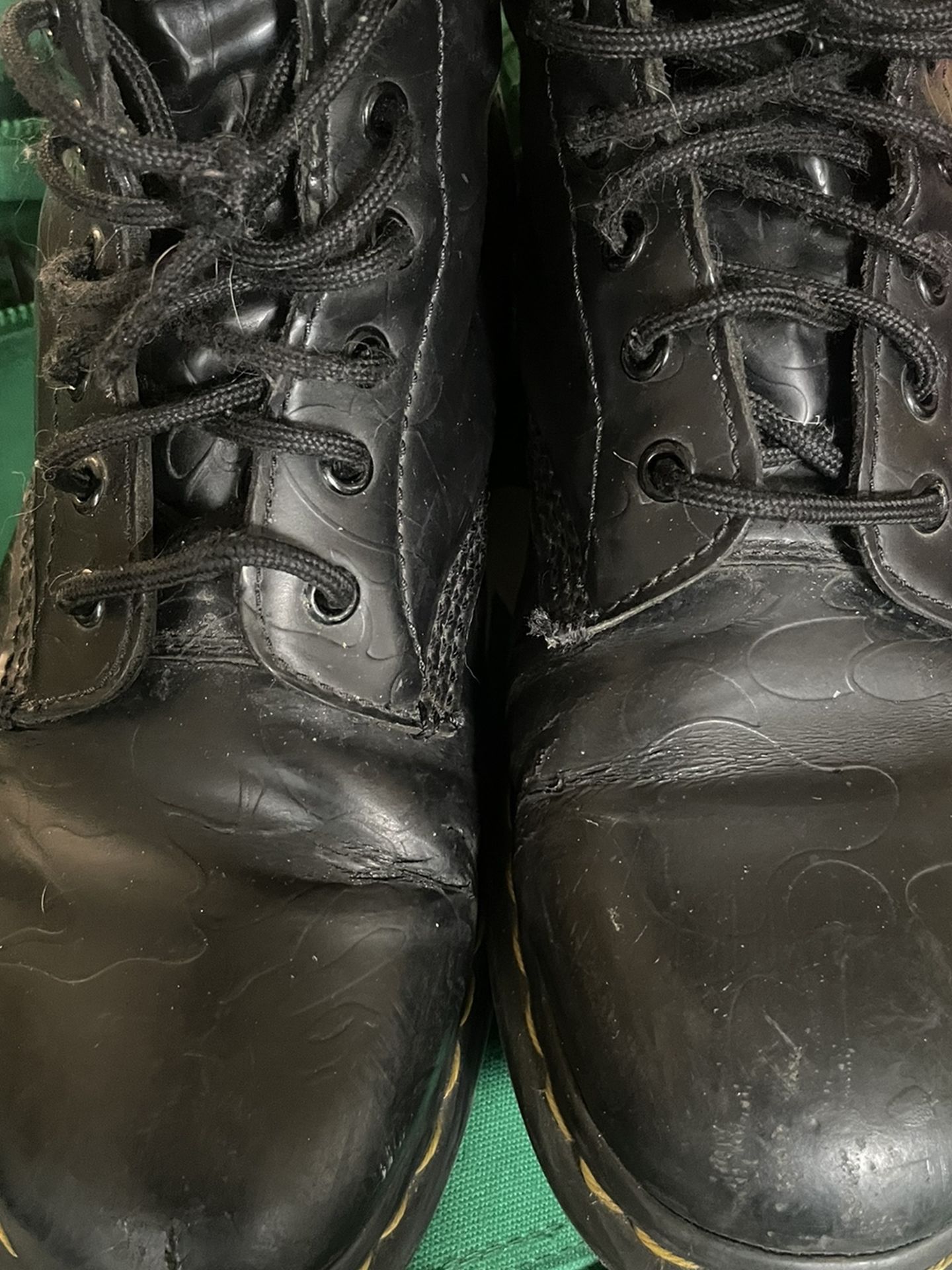 Worn Bape Doc Martens