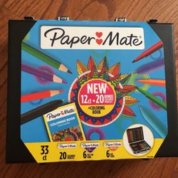 New Paper Mate coloring kit color pencil set