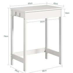 Modern SoBuy Tall Desk – Great for Small Spaces or Bar Use