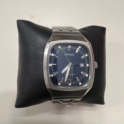 Mens Silvertone Fossil Watch