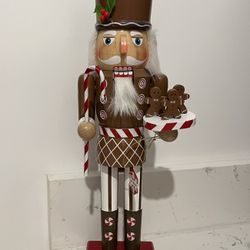 14” Gingerbread Wooden Nutcracker