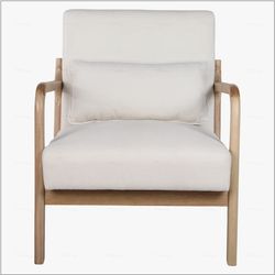 Modern Arm Chair With Solid Wood Frame
