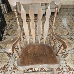 Antique Wooden Rocking Chair