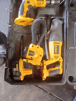 DeWalt Set charger 3 batteries