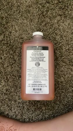 Starbucks Pumpkin Sauce