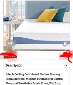 Memory Foam 6 in mattress