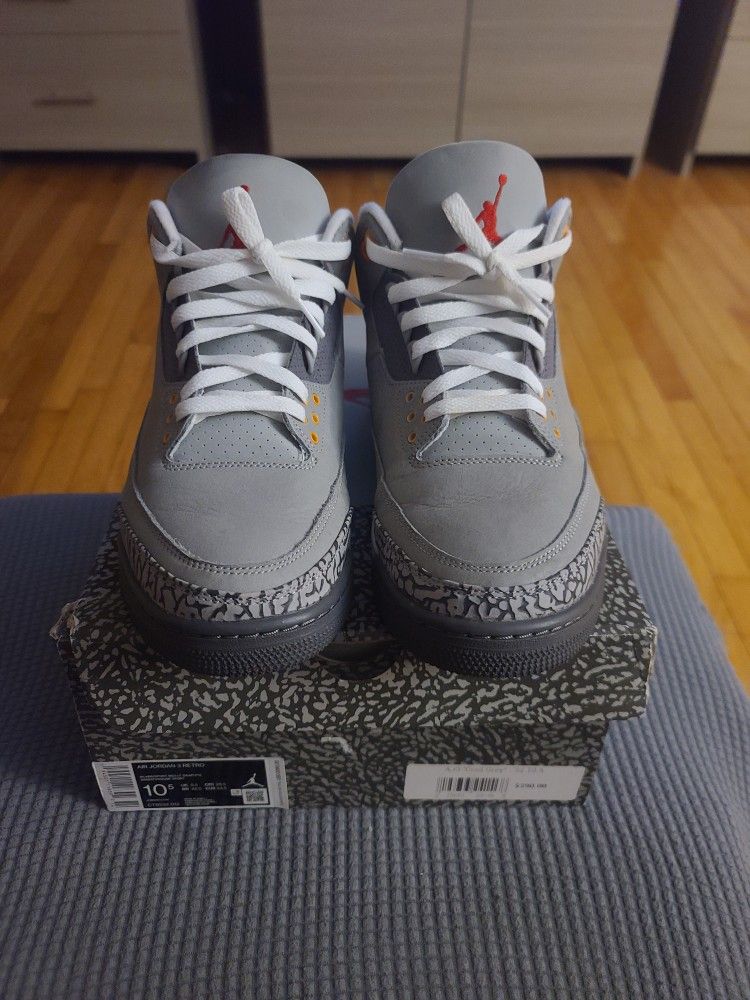 Jordan 3 Cool Grey