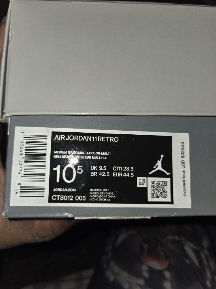 Cool Grey Jordan 11