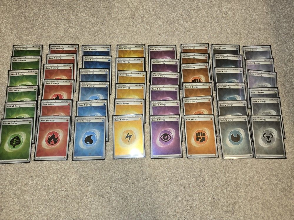 Pokemon Prismatic Holo Energies