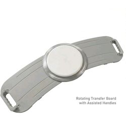 Rotating Transfer Board with Turntable & Dual Assisted Handles Home Healthcare
