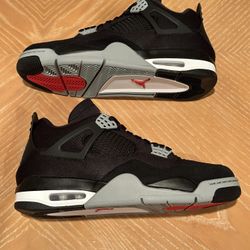 Size 9.5 - Jordan 4 Retro SE Mid Black Canvas