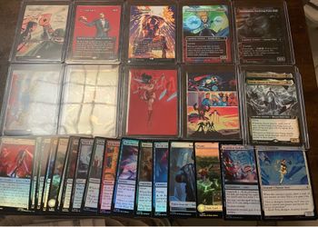 Mtg marvel super hero’s foils lot