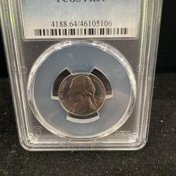 1956 Gem Proof Jefferson Nickel Graded At PR64 C-10