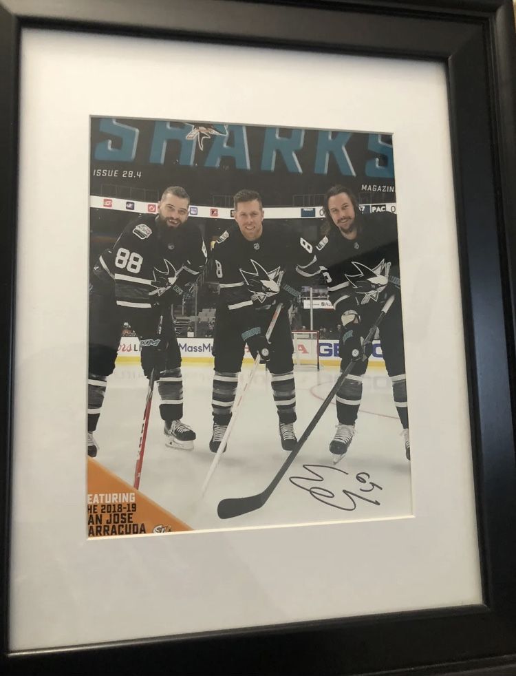 San Jose Sharks Signed Memorabilia NHL Pick Photos Jersey