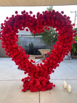 Heart shaped arch