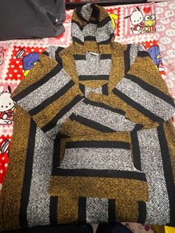 Vintage Baja Sweater black/yellow