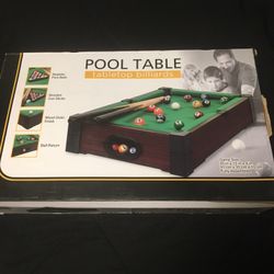 Table Top Pool Table