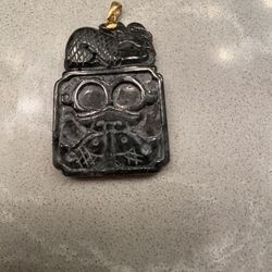 Jade Pendant - Black