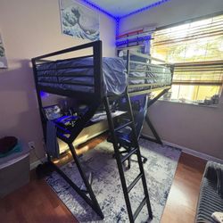 Litera Full Sin Colchon Con Escritorio 